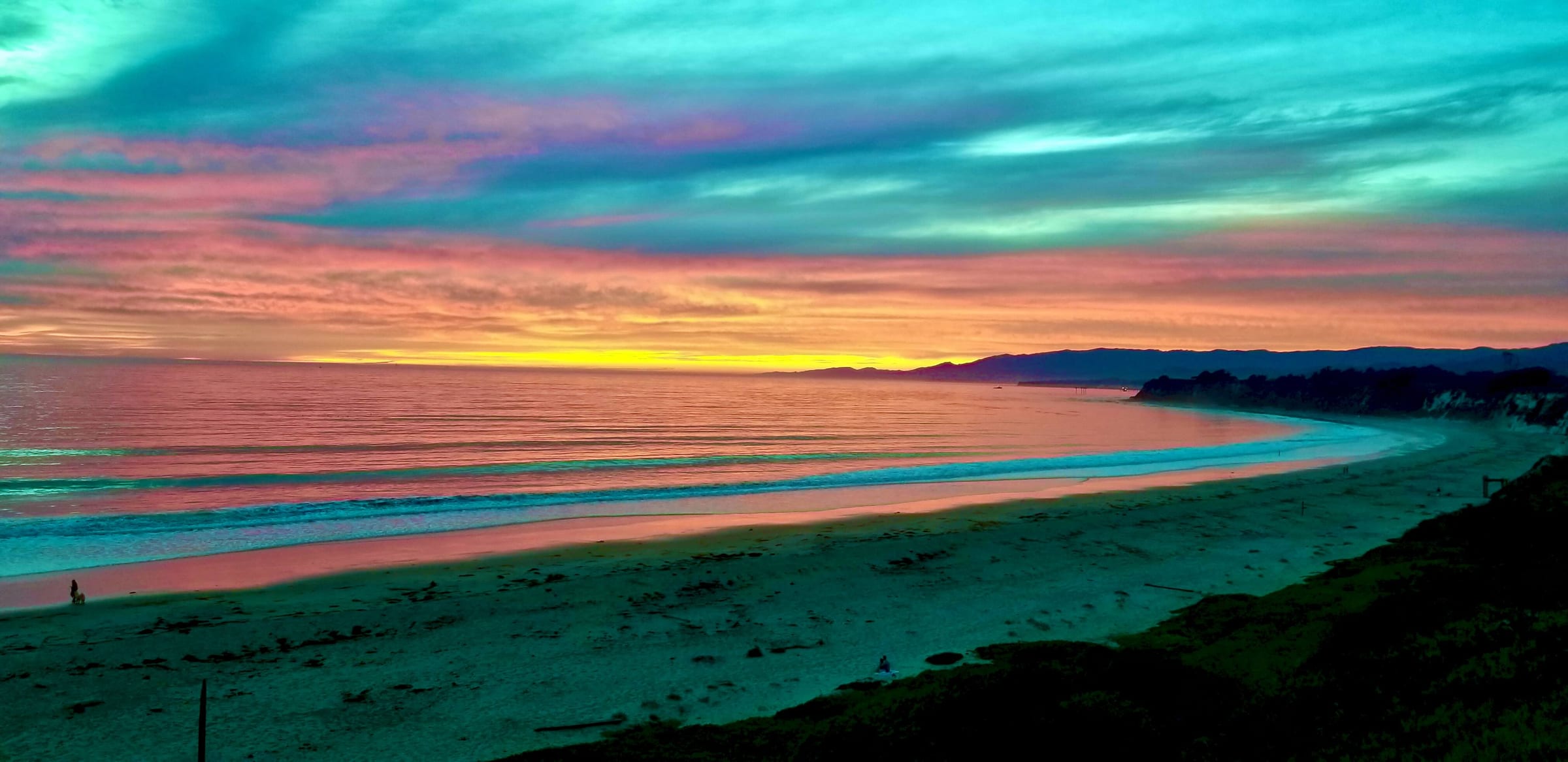 Ellwood Beach Sunset